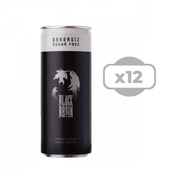 Black Bruin Şekersiz 250ml 12'li
