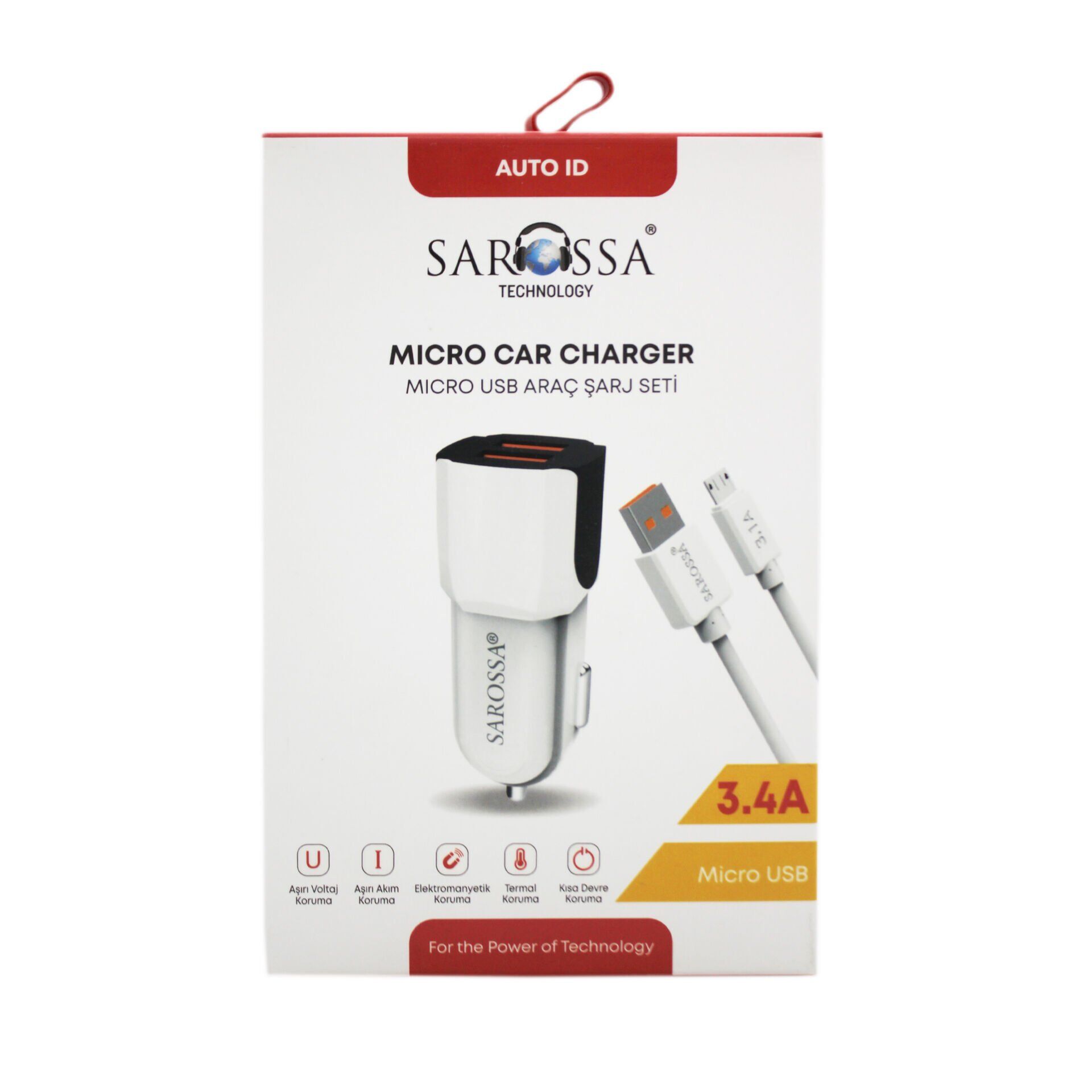 S417 Mikro Usb Araç Şarj Aleti Seti