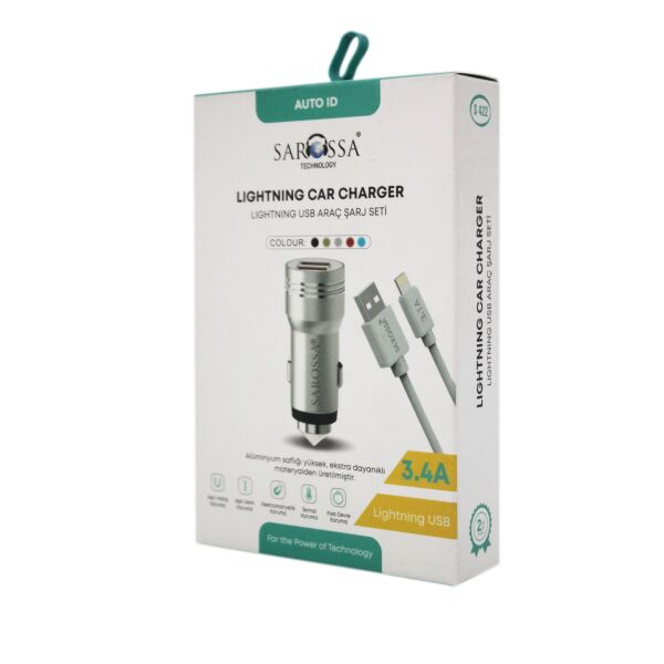 S-422 Metal Lighting Araç Şarj Seti