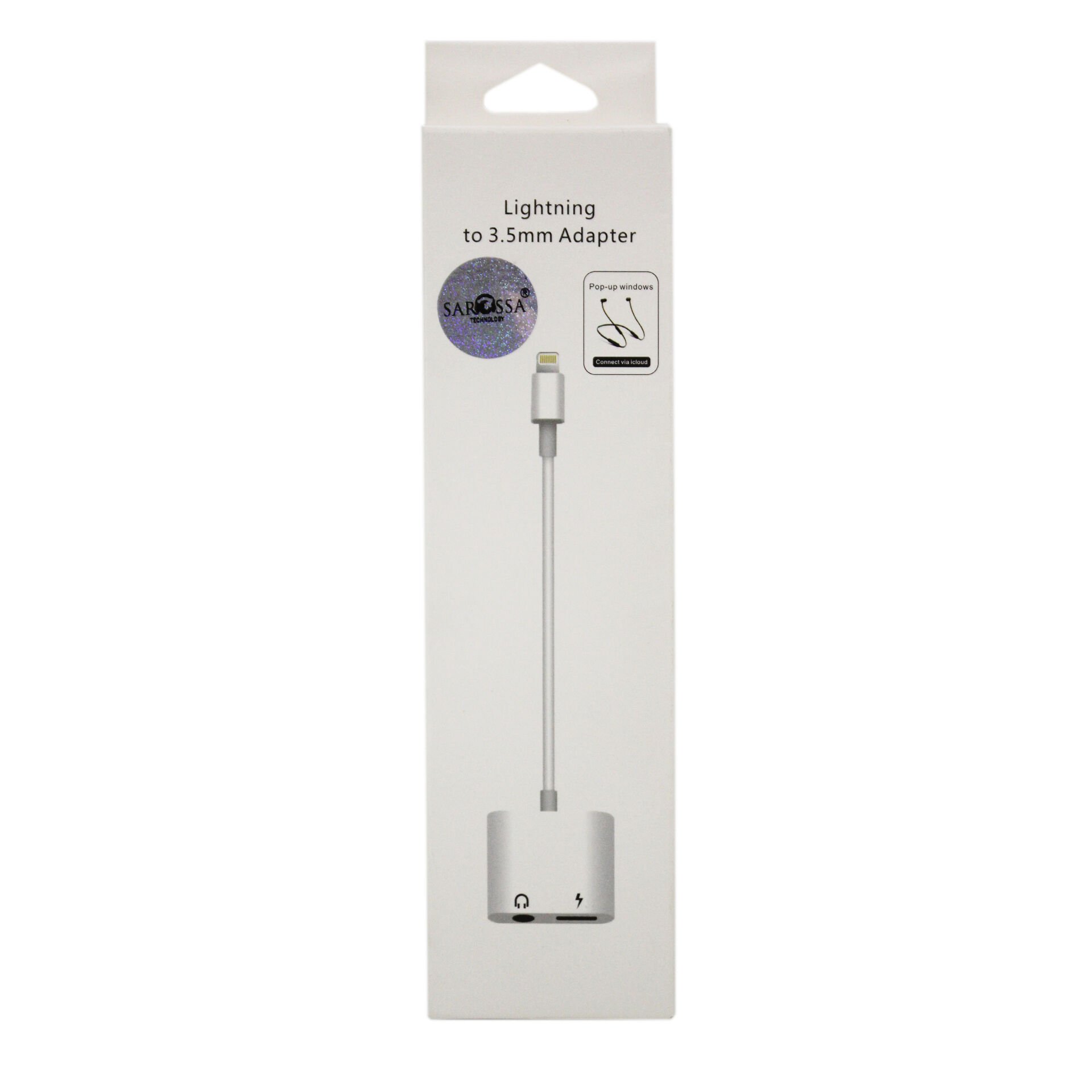 S502 Lightning to 3,5 mm ChargeAdaptor
