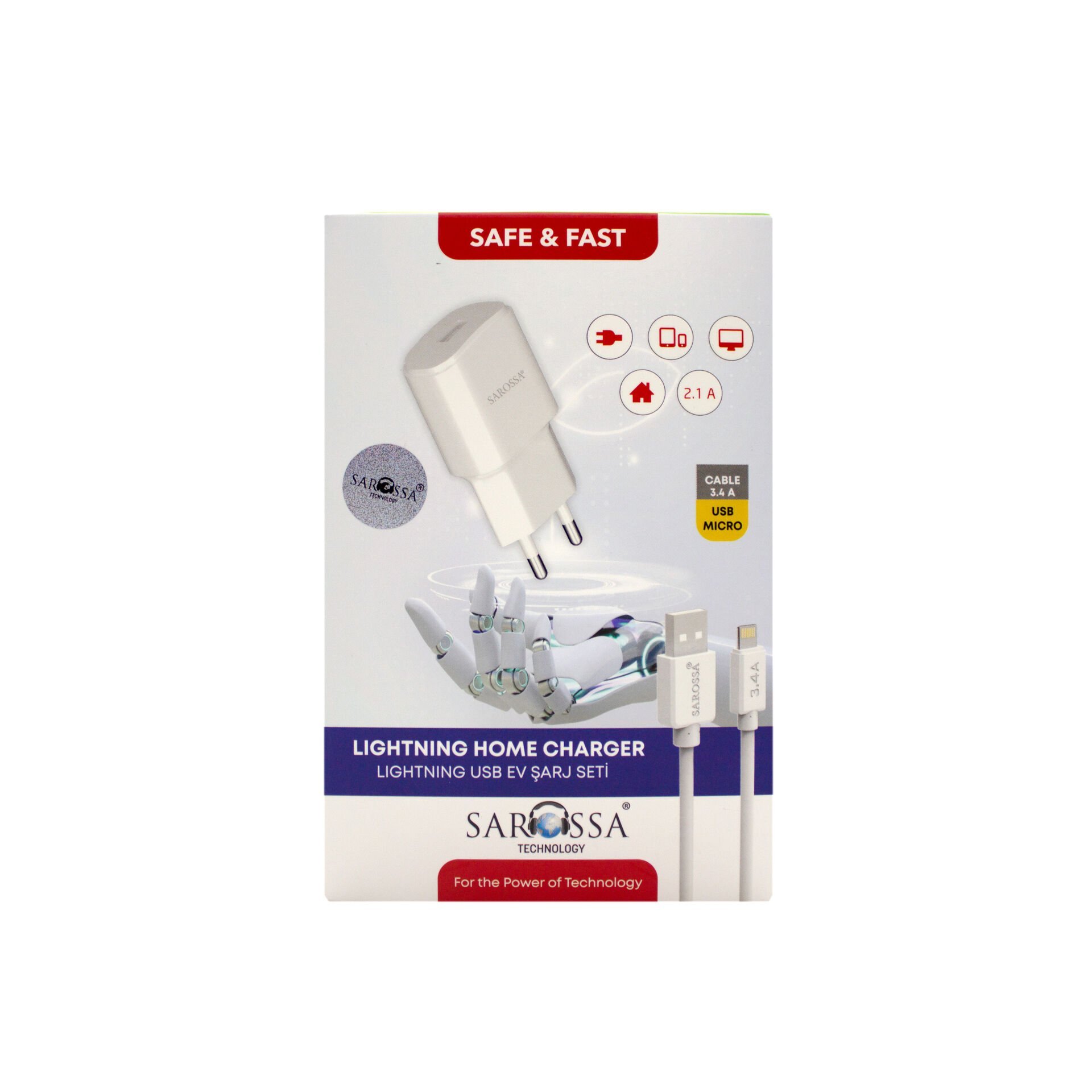 S555 Lightning Ev Şarj Seti