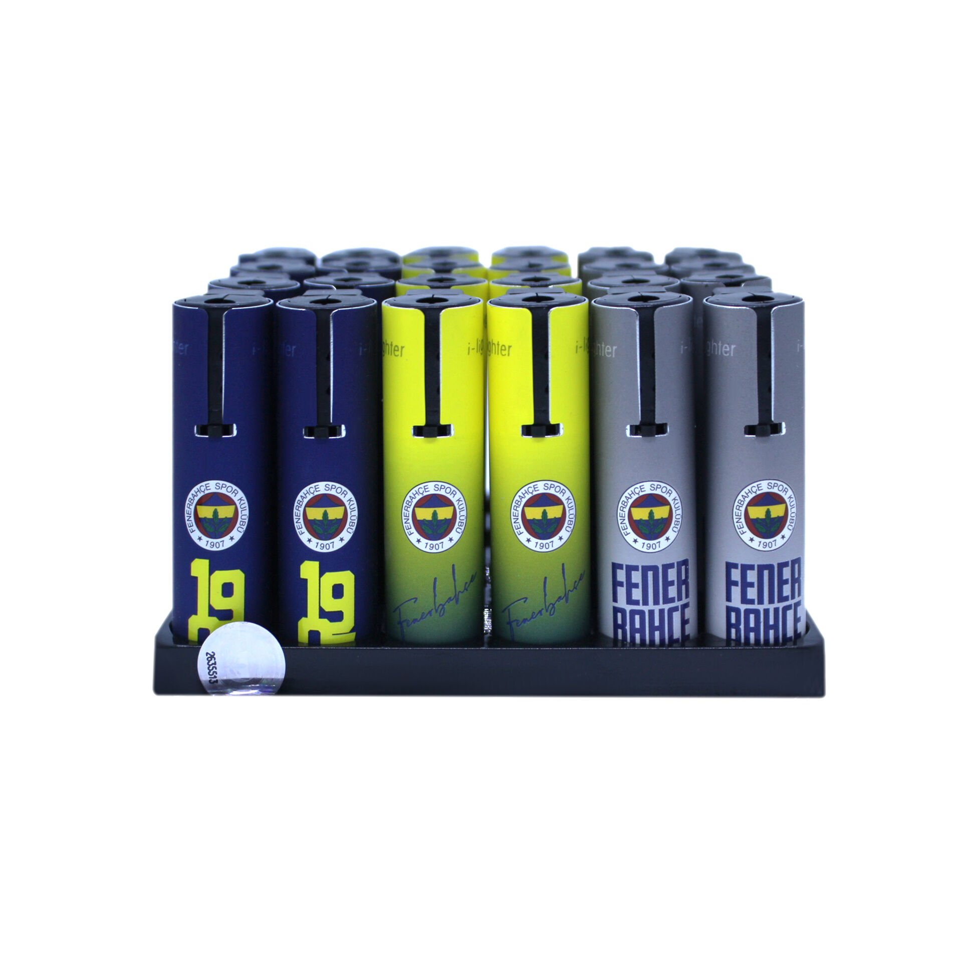 i-Lighter Metal Kılıf Rezistanslı Desenli 24'lü