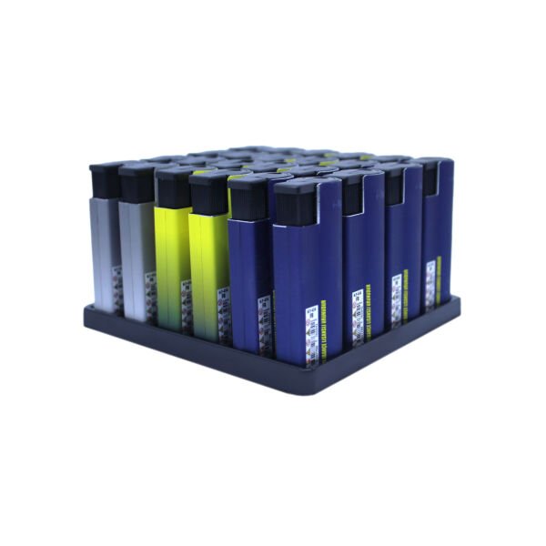 i-Lighter Metal Kılıf Rezistanslı Desenli 24'lü