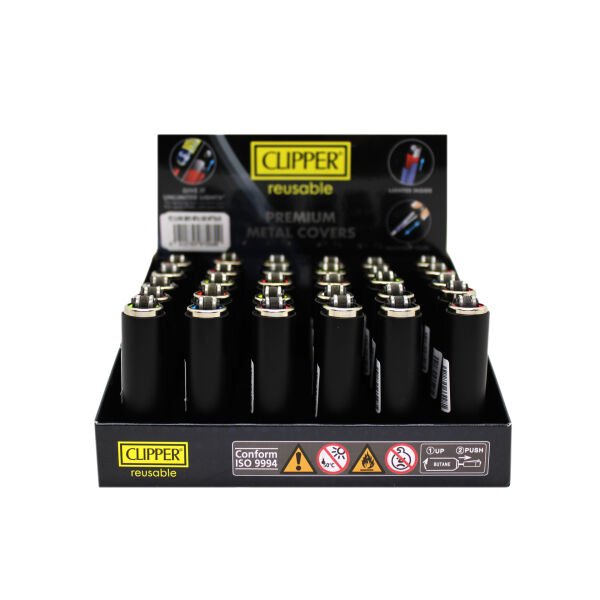 Clipper Metal Kılıf 30'lu Siyah